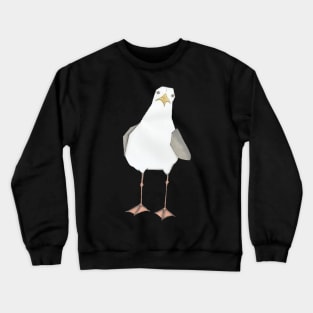 Seagull, seaside bird, chip thief! Crewneck Sweatshirt